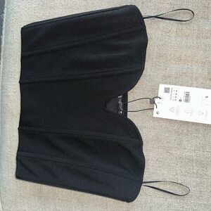 Zara Black Crop Top